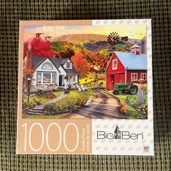 🧩 BIG BEN Farm Scene 1000 Piece Puzzle 🧩 - Picture 2 of 3
